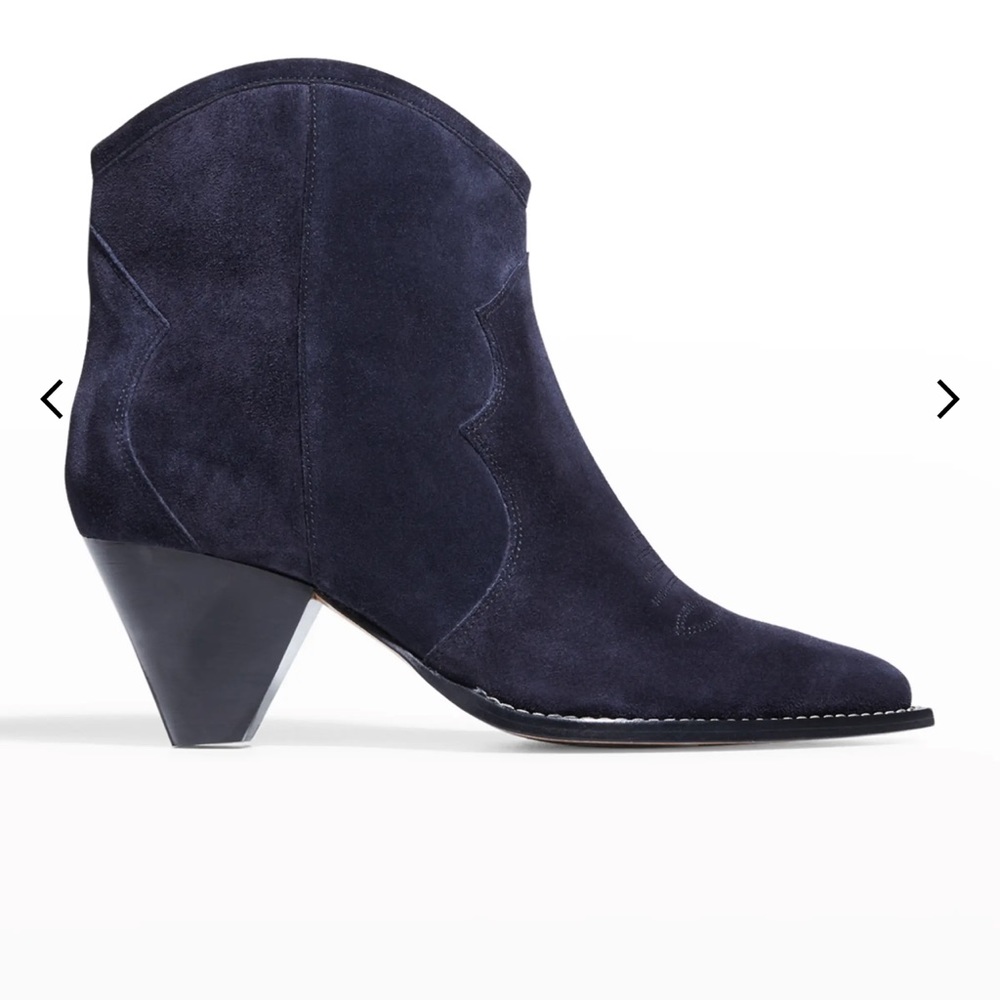 Isabel Marant Darizo suede western booties